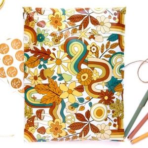 20 10x13 Hippie Vibes designer polymailer